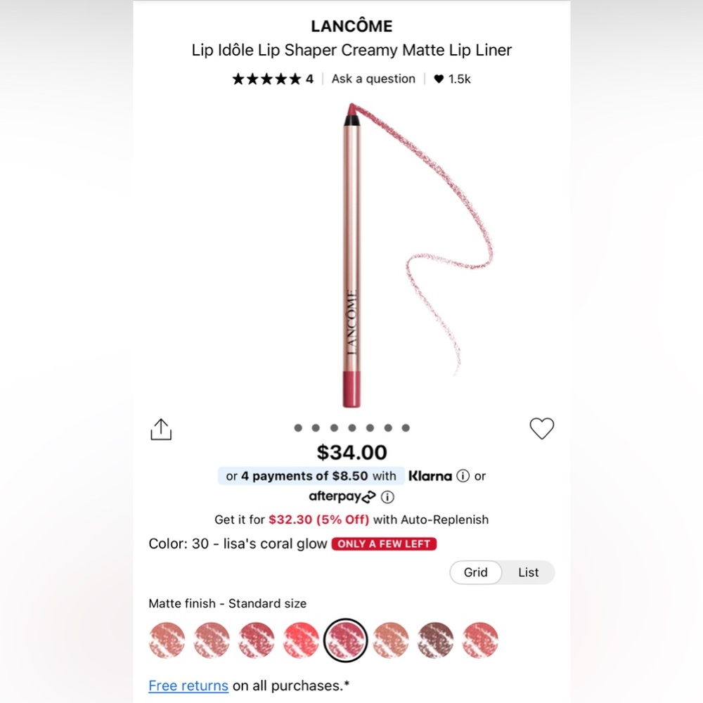 Lancome Lip Liner